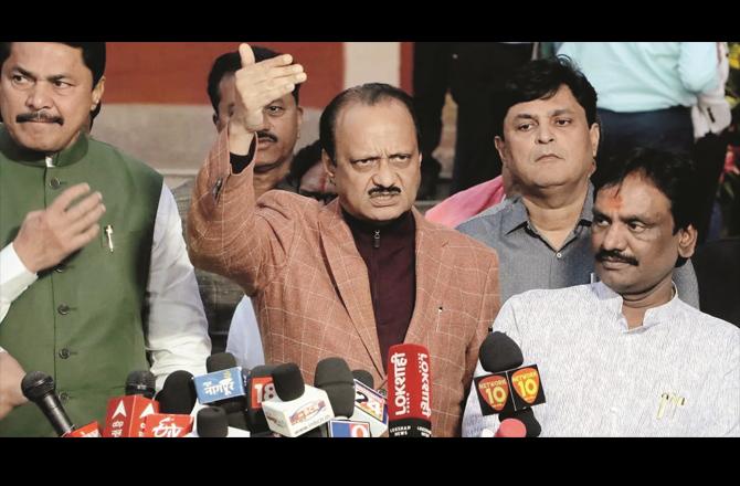 بجٹ اجلاس میں وزیروں کی غیر موجودگی پر اپوزیشن لیڈر اجیت پوار نے سوال اٹھائے